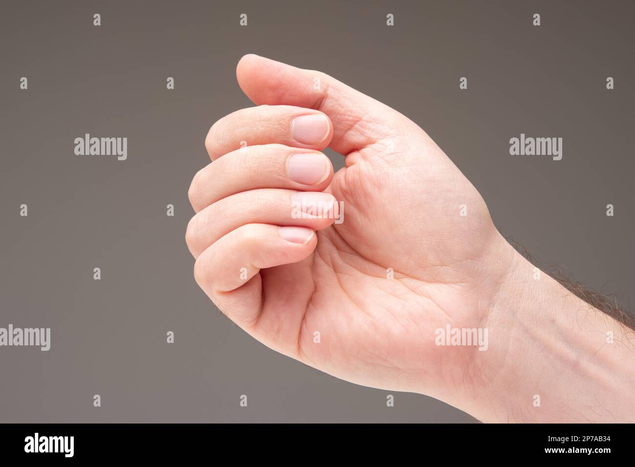 Happy Woman Shows Her Natural Nails Without Nail Polish Stock Photo,  Picture and Royalty Free Image. Image 70349058.