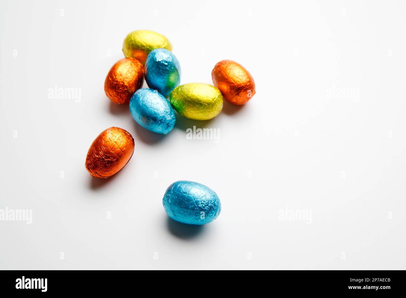 Colourful bows for gifts Easter Stock Photo