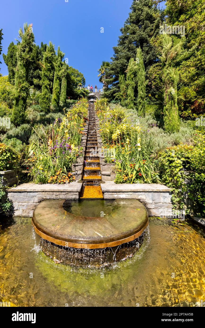 Flower Island Mainau with flowers and exotic plants, one of the most