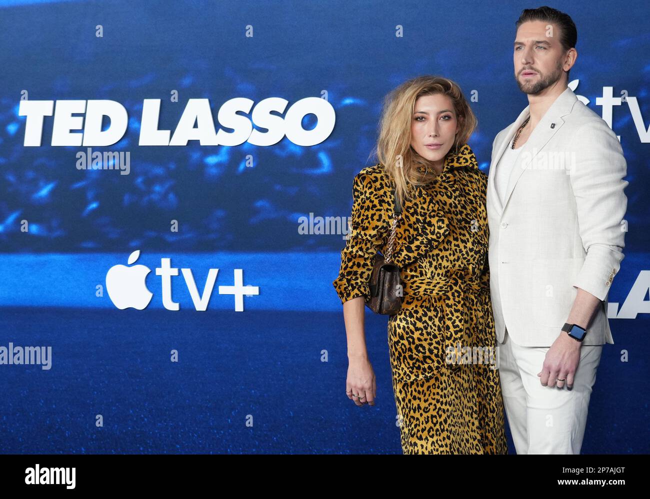(LR) Dichen Lachman and Maximilian Osinski at the Apple Original Series