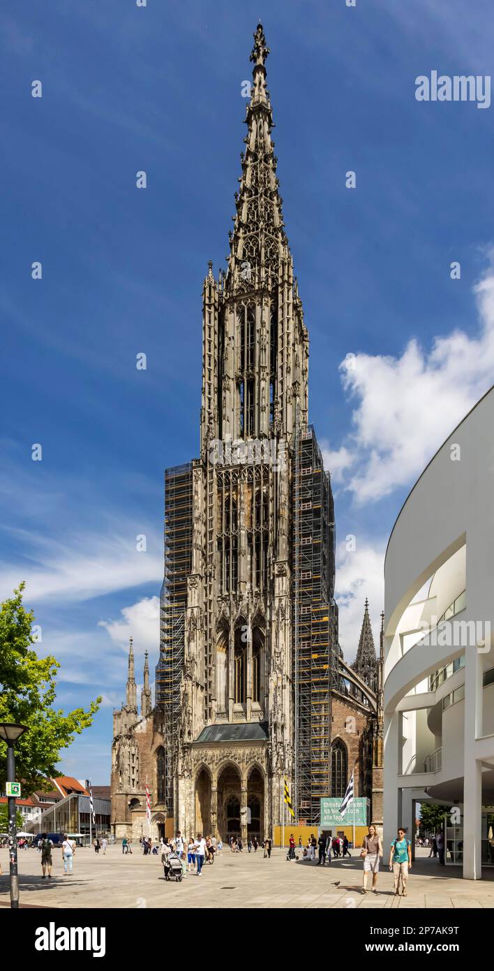 City view Ulm, Minster, Minster Square and Town House by architect