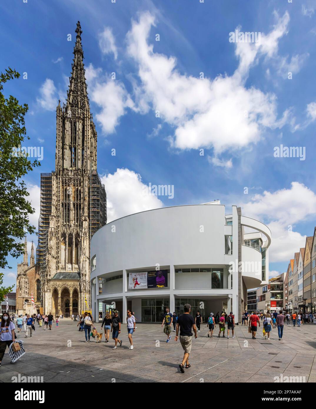 City view Ulm, Minster, Minster Square and Town House by architect