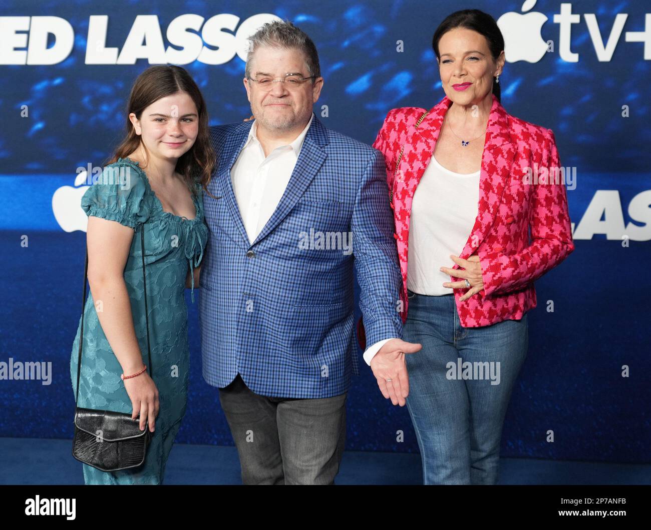 (L-R) Alice Oswalt, Patton Oswalt and Meredith Salenger arrives at the Apple Original Series