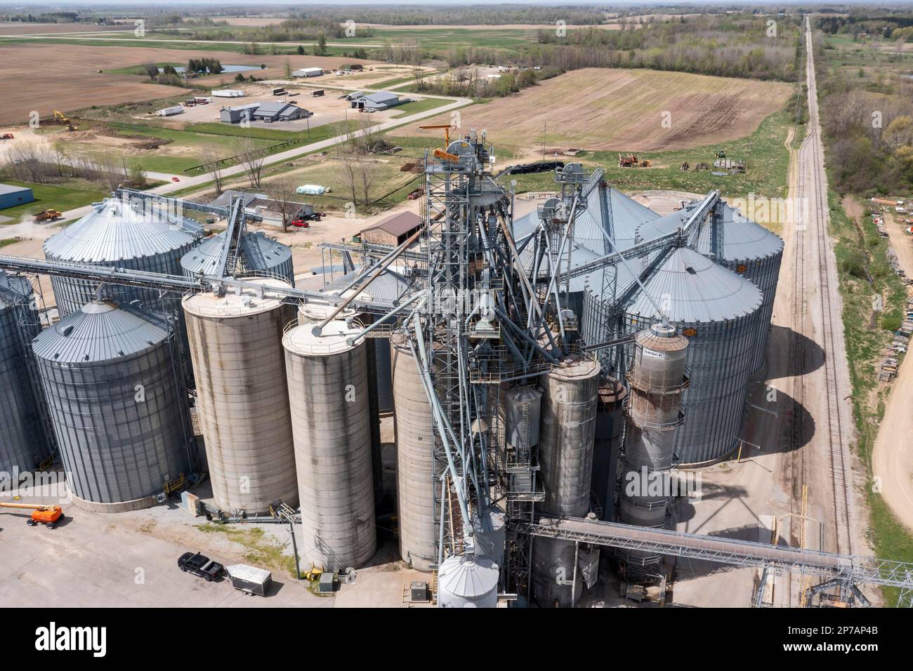 Marlette, Michigan, A gain elevator run by Michigan Agricultural