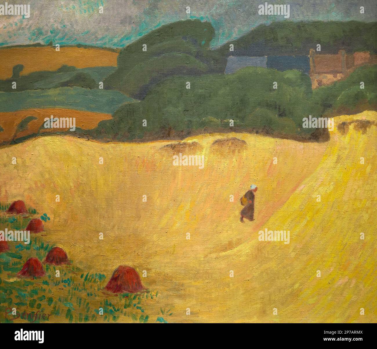 The Beach of Les Grands Sables at Le Pouldu, Paul Serusier, 1890, Art