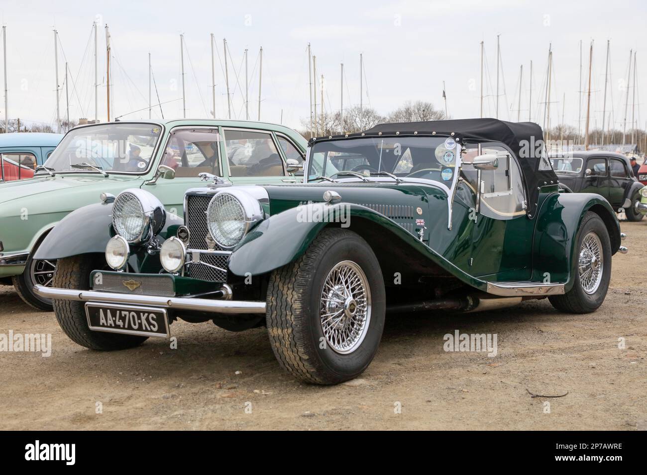 Panther J72 Roadster from 1973, built in the style of the Jaguar SS 100 ...