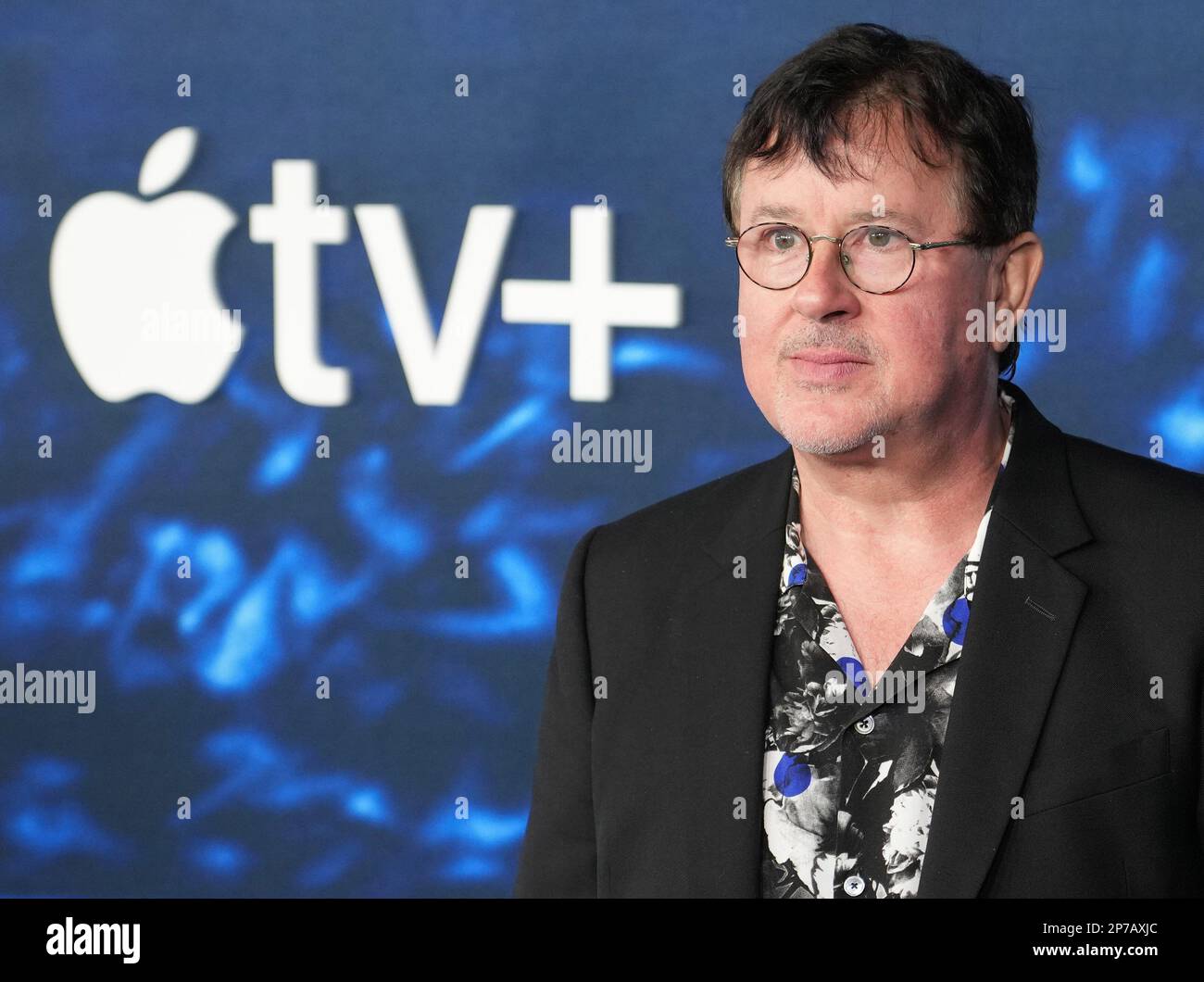 Jeremy Swift arrives at the Apple Original Series' TED LASSO Season 3 Premiere held at the Regency Village Theater in Westwood, CA on Tuesday, ?March 7, 2023. (Photo By Sthanlee B. Mirador/Sipa USA) Stock Photo