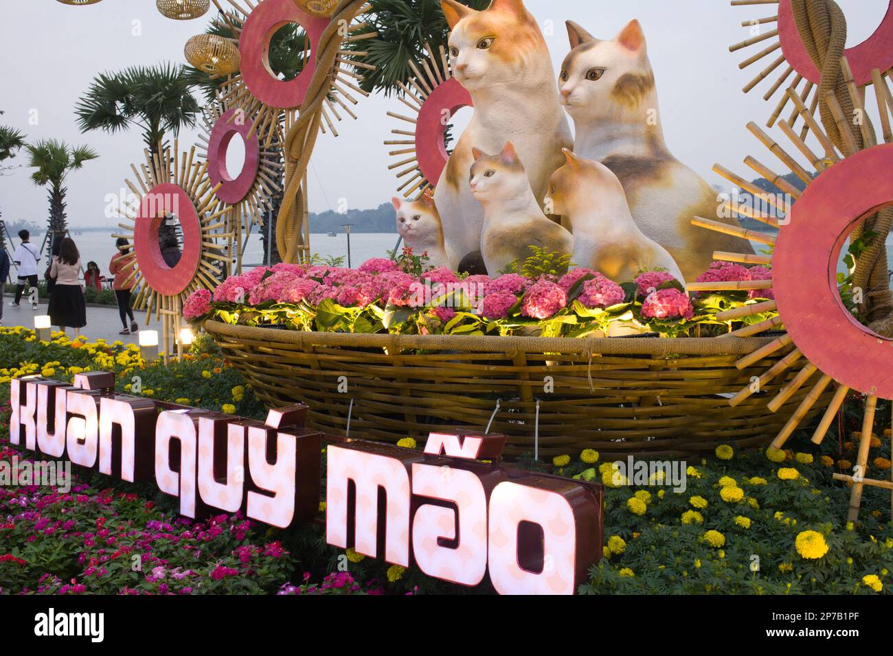 Vietnam, Hue, Tet, lunar new year, decoration, Stock Photo
