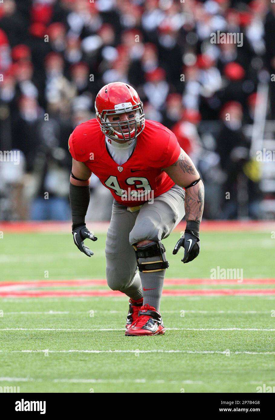 November 27, 2010 43 Nathan Williams of the Ohio State Buckeyes