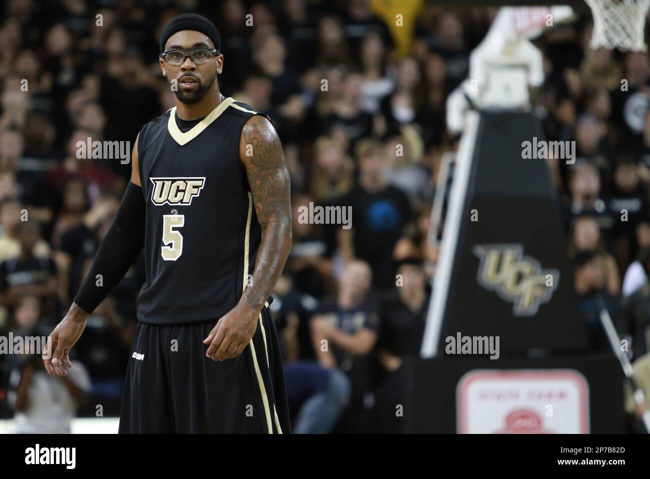 Central Florida guard Marcus Jordan (5) during the NCAA basketball game