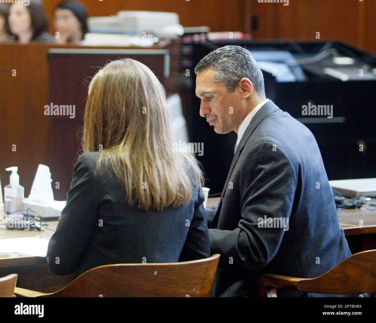 Marion County deputy district attorneys Katie Suver, left, and