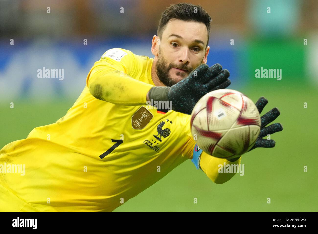 France goalkeeper Hugo Lloris during the FIFA World Cup final at Lusail