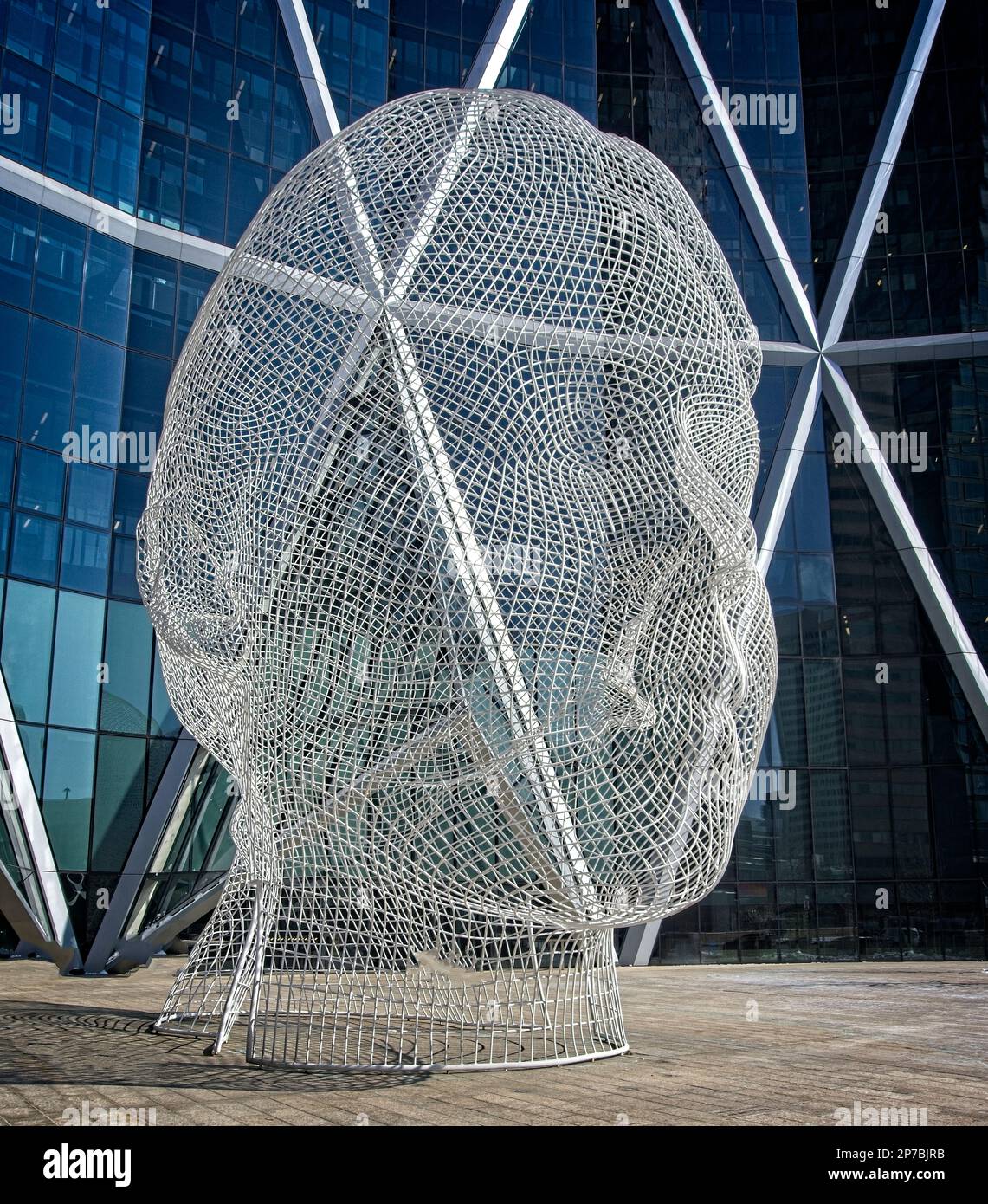 Wonderland Sculpture Downtown Calgary Alberta Stock Photo Alamy