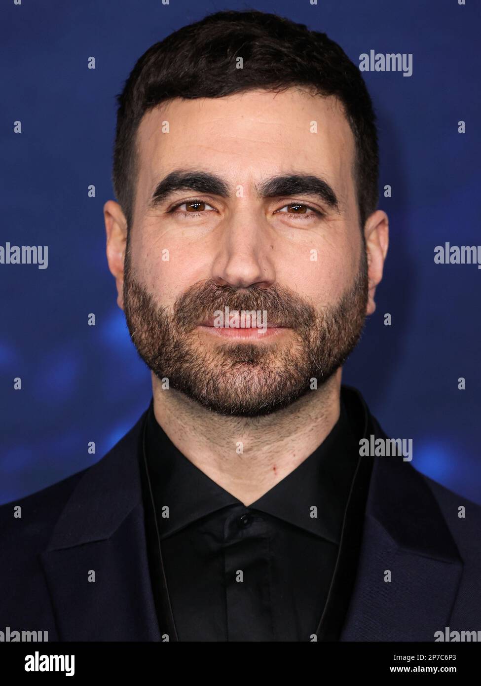 WESTWOOD, LOS ANGELES, CALIFORNIA, USA - MARCH 07: Brett Goldstein arrives at the Los Angeles Premiere Of Apple TV+'s Original Series 'Ted Lasso' Season 3 held at the Regency Village Theatre on March 7, 2023 in Westwood, Los Angeles, California, United States. (Photo by Xavier Collin/Image Press Agency) Stock Photo