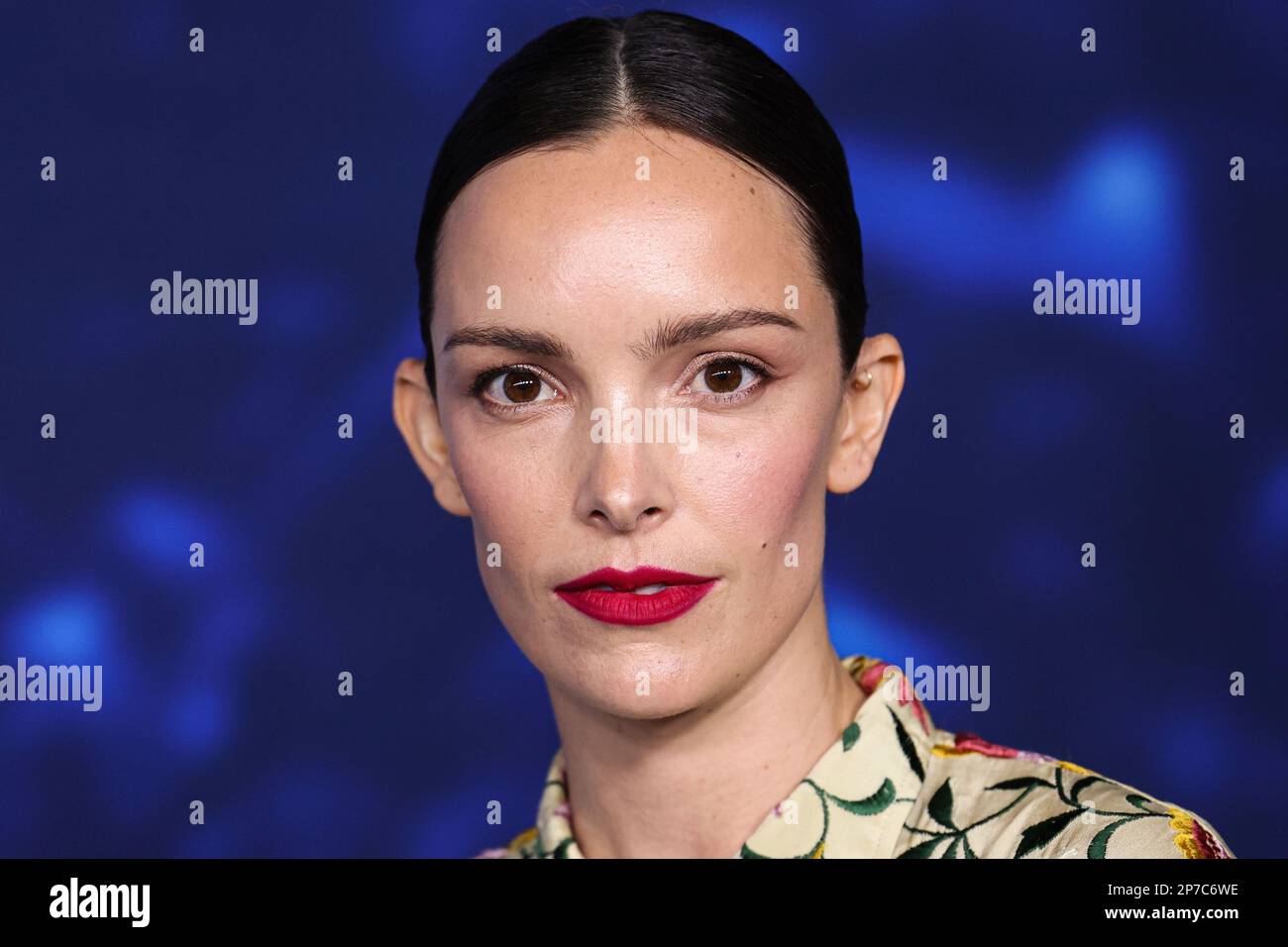 WESTWOOD, LOS ANGELES, CALIFORNIA, USA - MARCH 07: Jodi Balfour arrives at the Los Angeles Premiere Of Apple TV+'s Original Series 'Ted Lasso' Season 3 held at the Regency Village Theatre on March 7, 2023 in Westwood, Los Angeles, California, United States. (Photo by Xavier Collin/Image Press Agency) Stock Photo