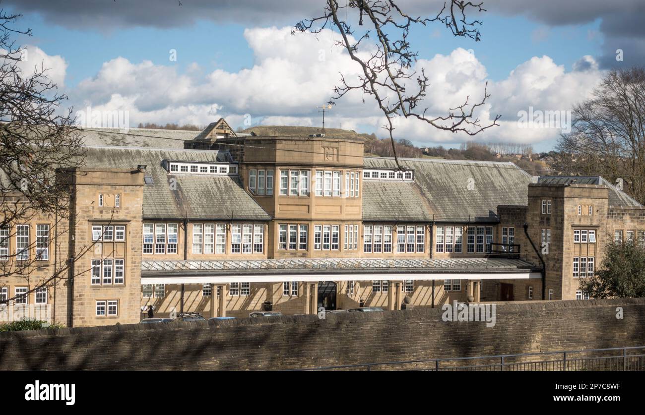 Bradford Grammar School building, West Yorkshire, England, UK Stock