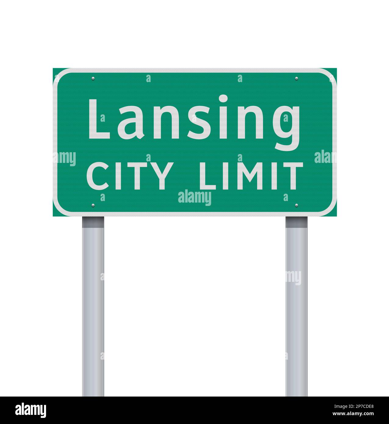 Lansing road sign Stock Vector Images Alamy