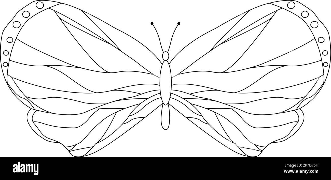 Set of decorative butterflies. Set of butterflies silhouettes isolated ...