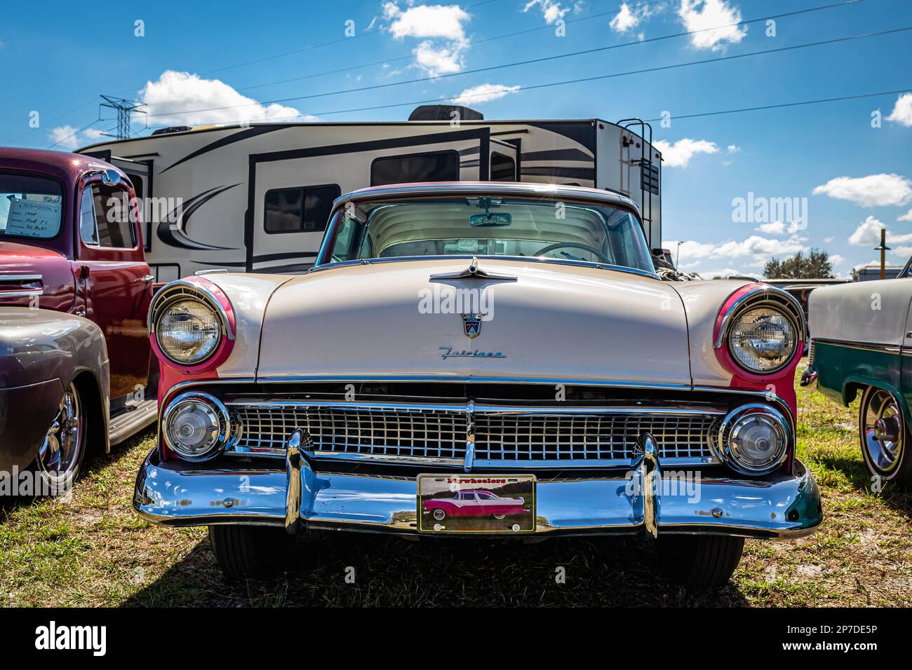 Fort Meade, FL February 24, 2022 Low perspective front view of a