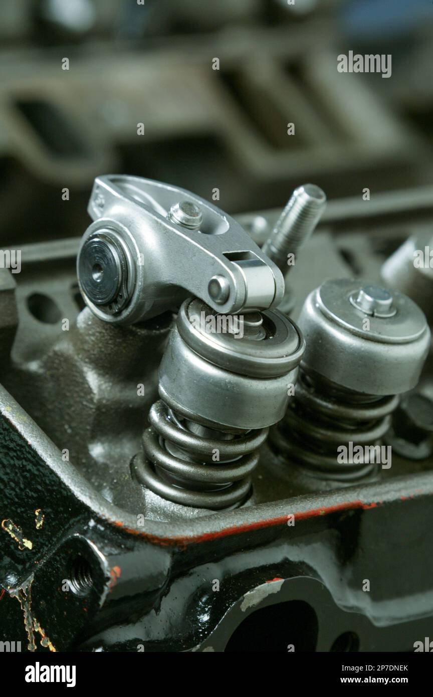 Engine details and assembly Stock Photo Alamy