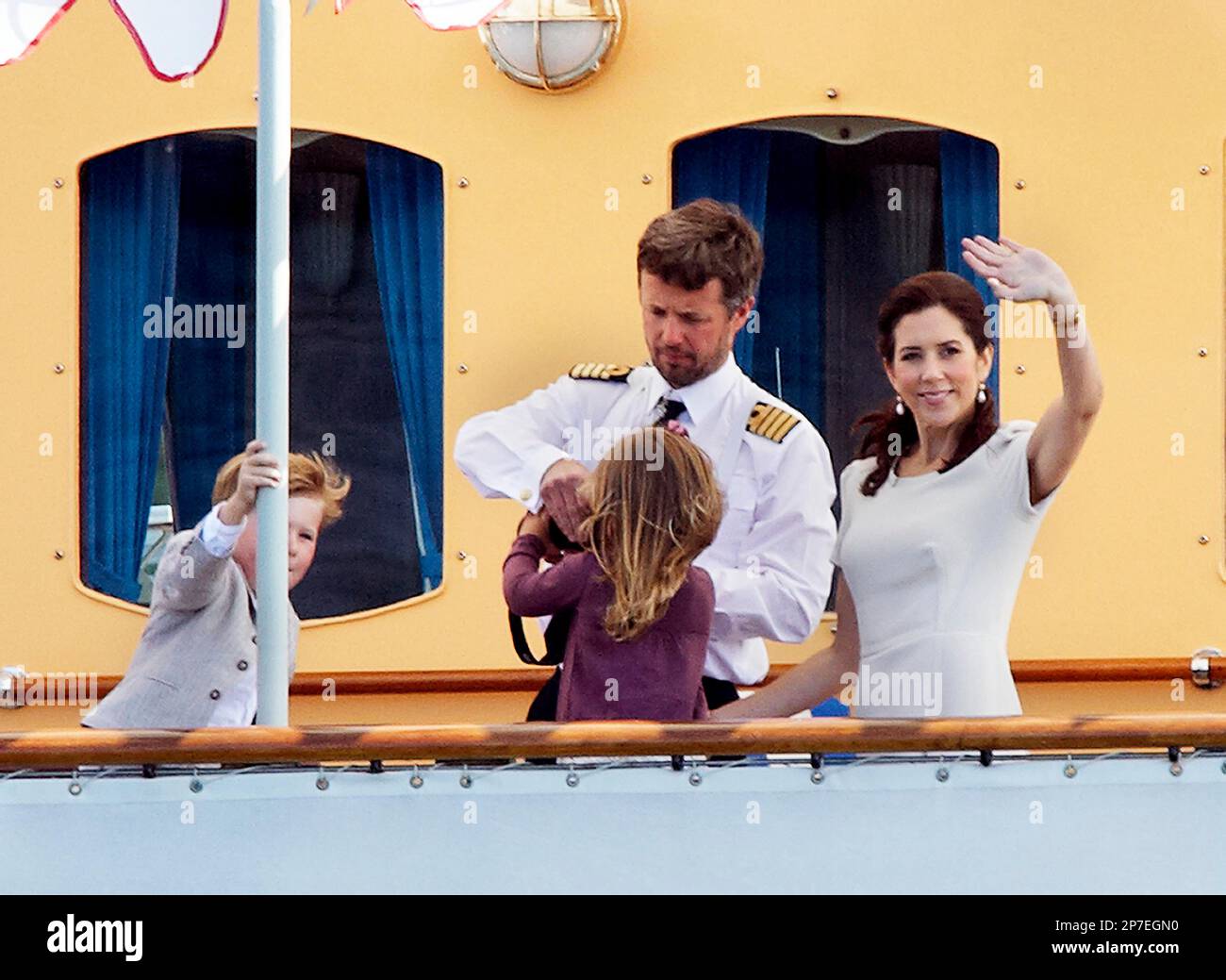Denmark's Crown Prince Frederik and Australian born Crown Princess Mary