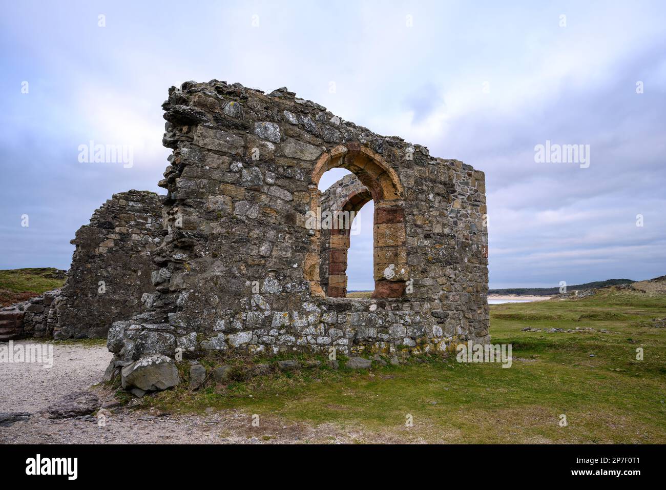 Historic old abbey ruins Stock Photo
