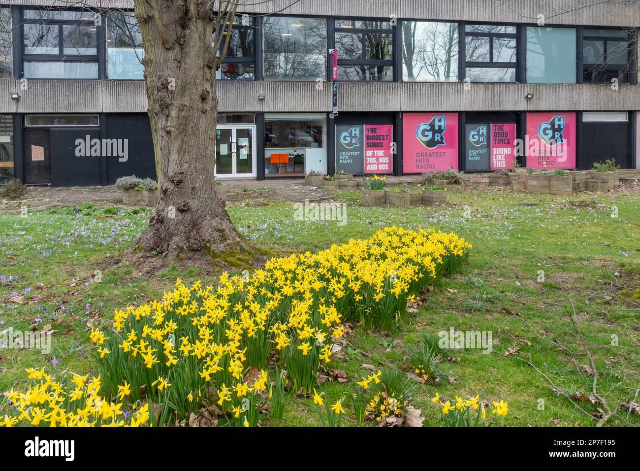 Greatest Hits Radio Station premises in Guildford, Surrey, England, UK Stock Photo