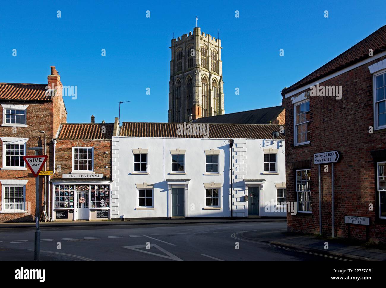 Bridgegate in Howden, East Yorkshire, Engl;and UK Stock Photo Alamy