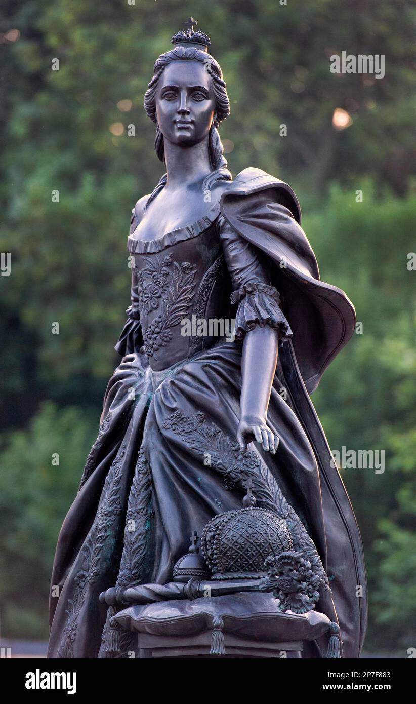 Das Denkmal fuer die russische Zarin Katharina II. (17291796), genannt