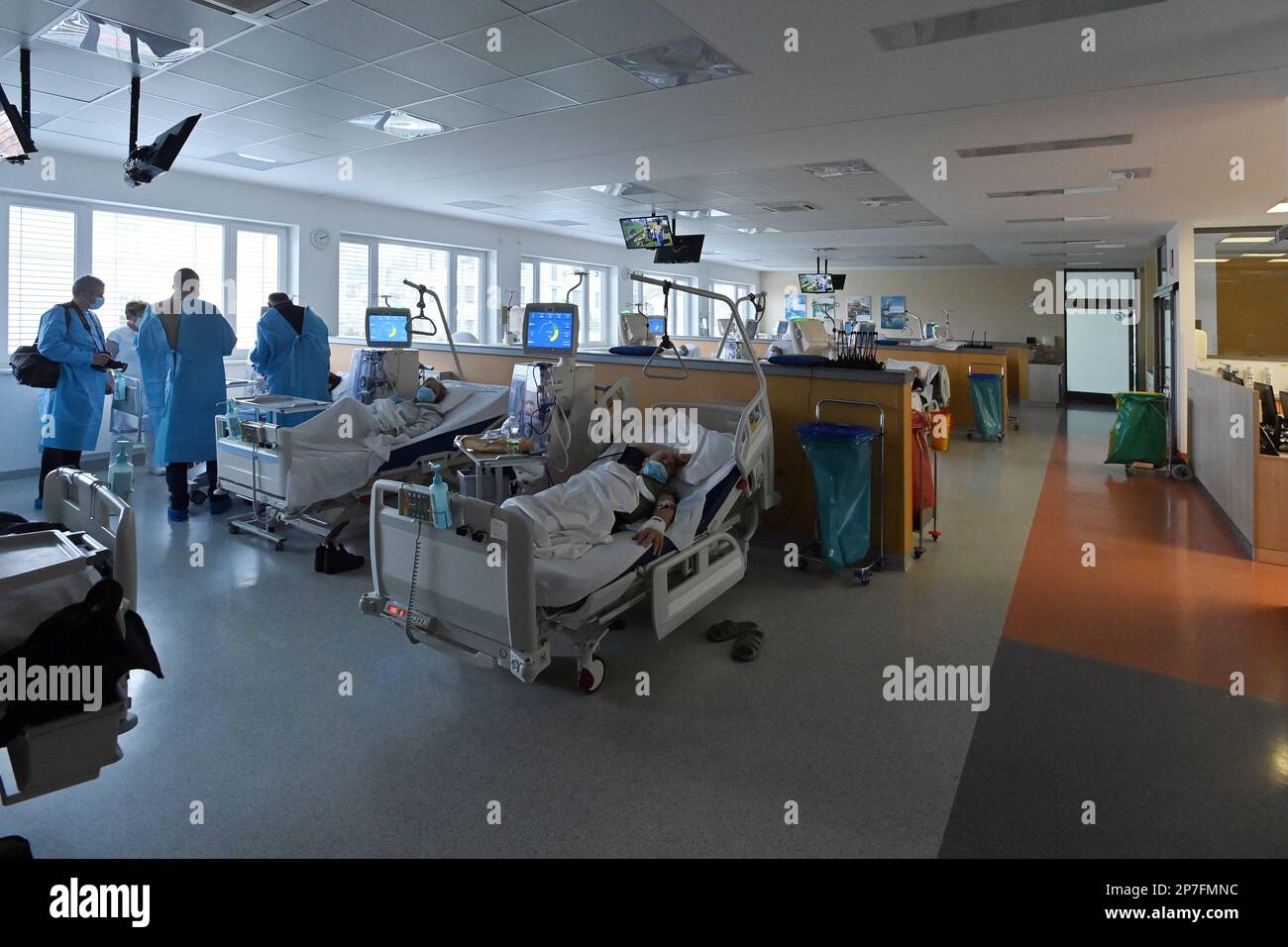 Karlovy Vary, Czech Republic. 08th Mar, 2023. Dialysis treatment of