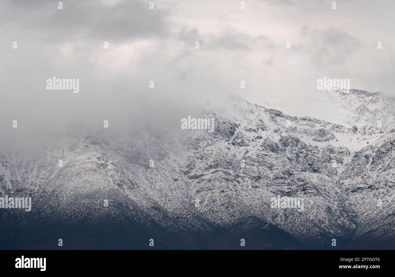 The Andes Mountains, Santiago de Chile Stock Photo Alamy