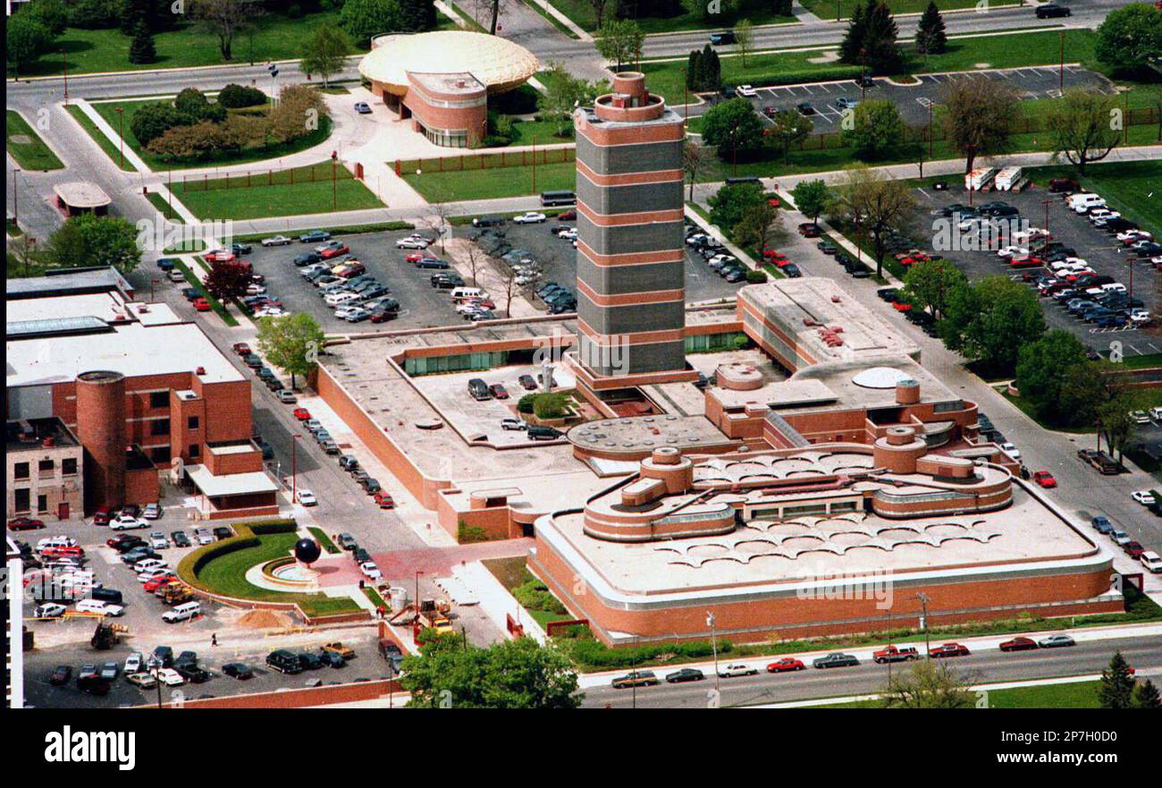 This October 16, 1996 photo shows the Golden Rondelle, center top, the ...