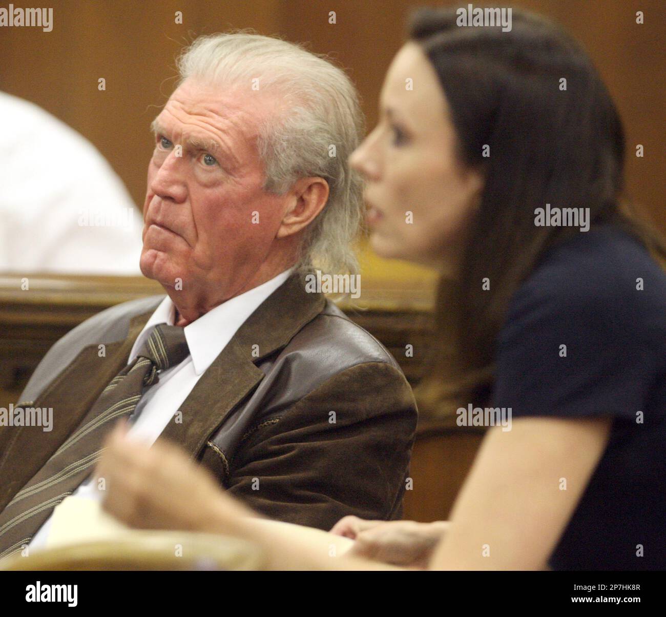 Country singer Billy Joe Shaver sits in a McLennan County courtroom