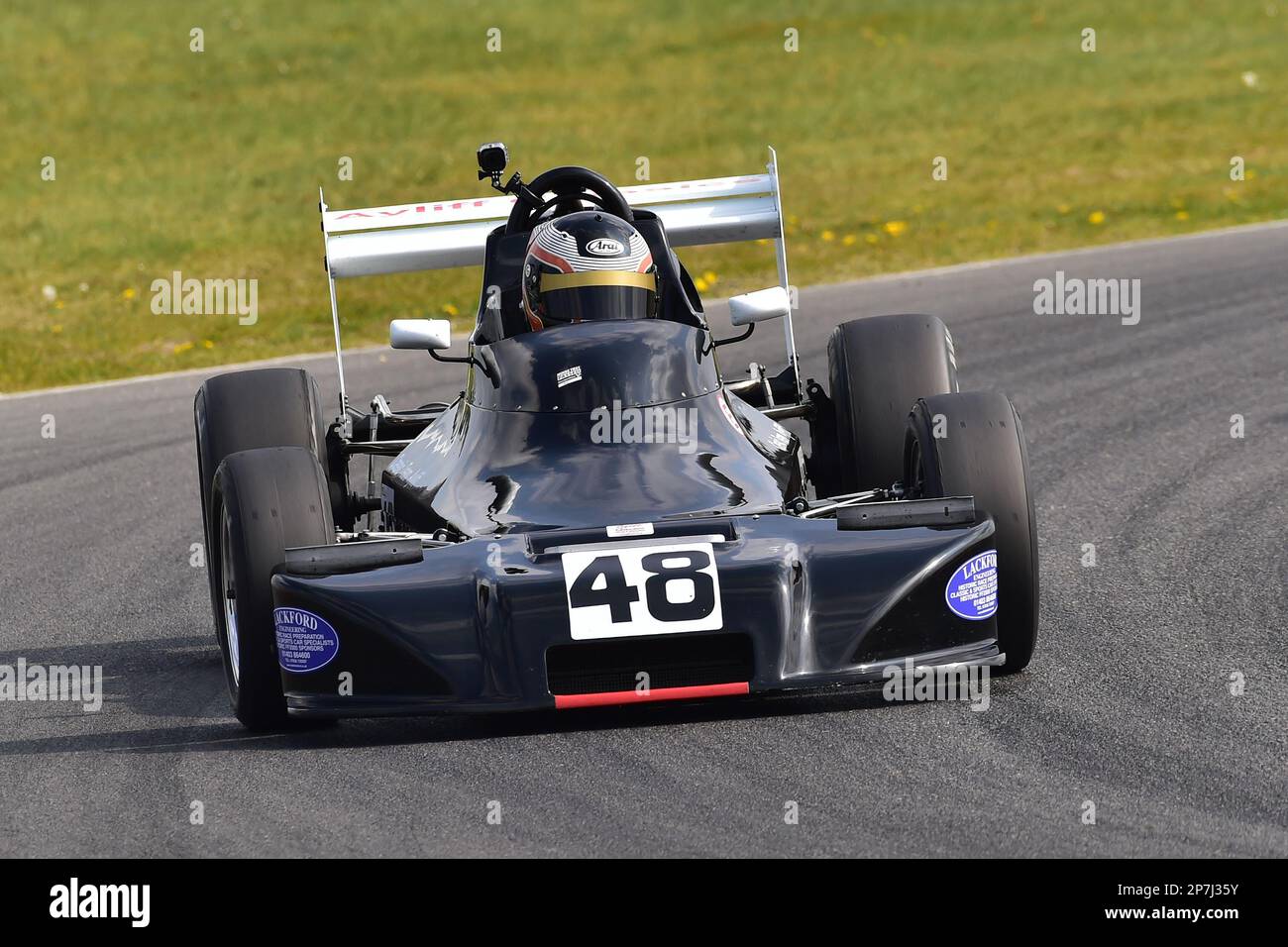 Cameron Jackson, Delta T80, HSCC Historic Formula Ford 2000 Championship, 20 minutes of racing, featuring racing cars that comply with the specificati Stock Photo