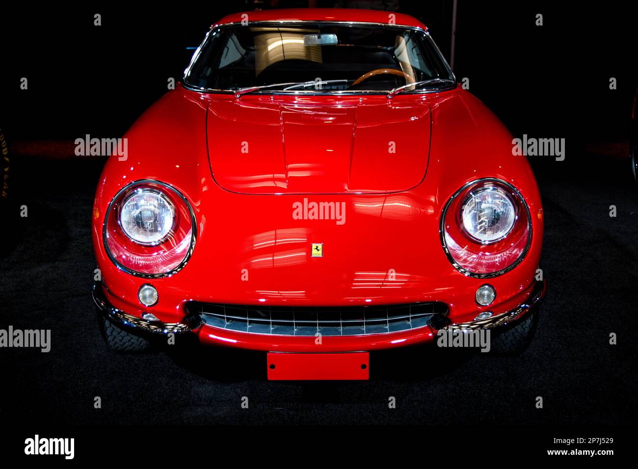 Supercars exhibited at Toronto Metro Convention Centre Stock Photo