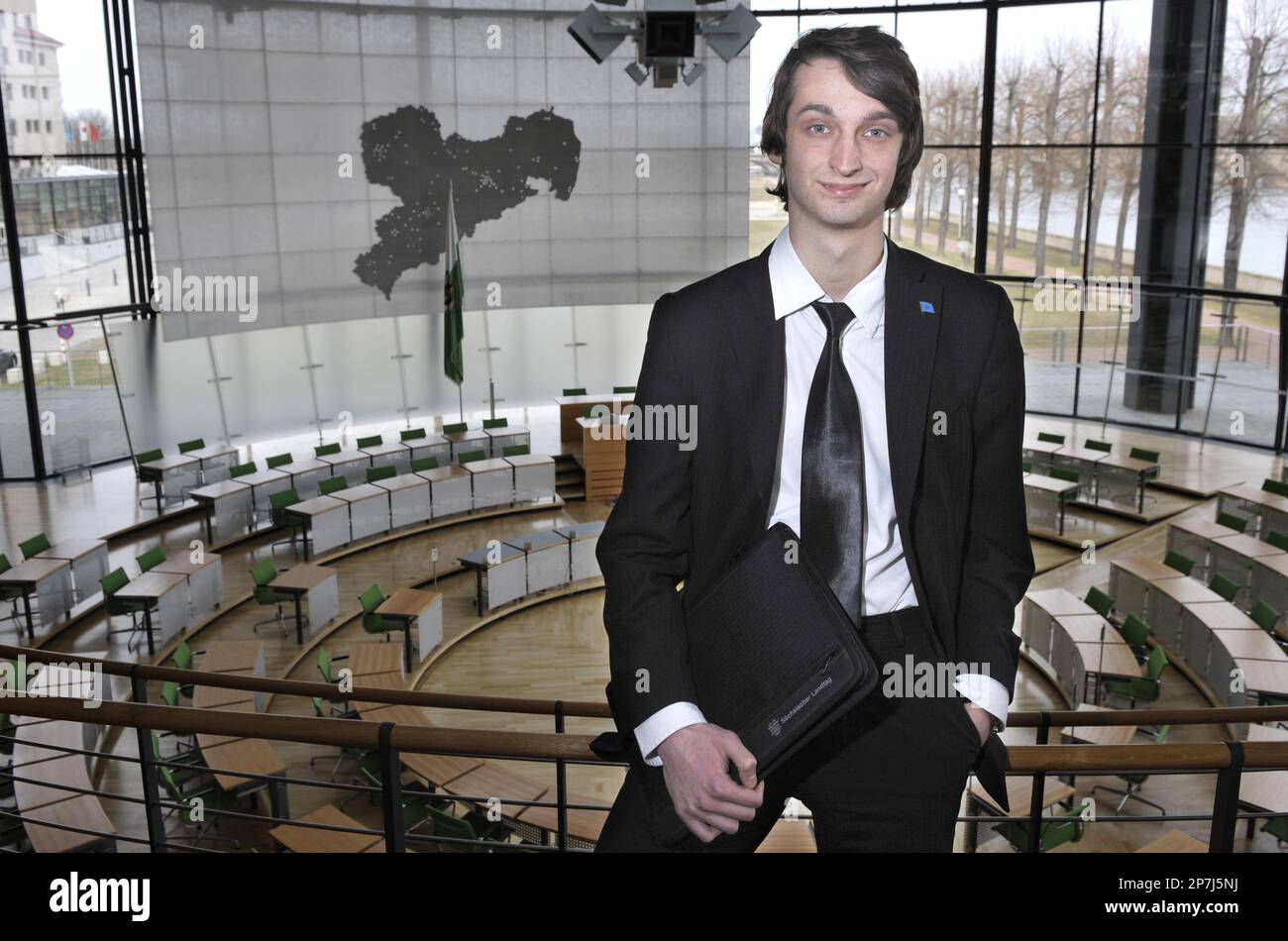 Der Student Jacob Schrot, fotografiert am Mittwoch, 17. Maerz 2010, im