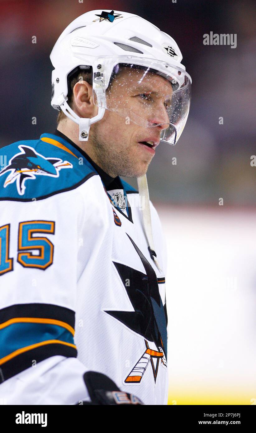 NHL player profile photo on San Jose Sharks’ Dany Heatley during a
