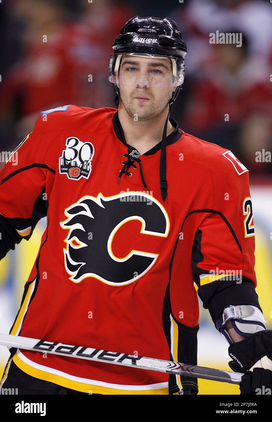 NHL player profile photo on Calgary Flames' Christopher Higgins during