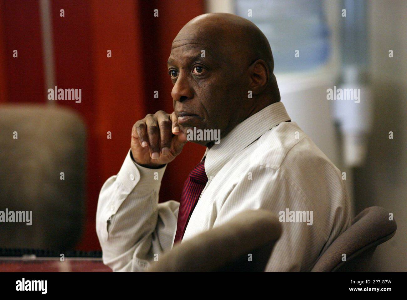 Michael Johnson, who is charged in the Jan. 1998 murder of Cathy Cobb