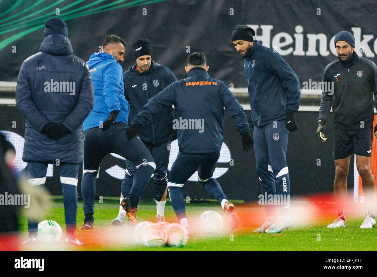 Basaksehir's Adnan Januzaj pictured during a training session of Turkish soccer team Istanbul Basaksehir FK on Wednesday 08 March 2023 in Gent. The team is preparing for tomorrow's game against Belgian KAA Gent, the first leg of the round of 16 of the UEFA Europa Conference League competition. BELGA PHOTO KURT DESPLENTER Stock Photo