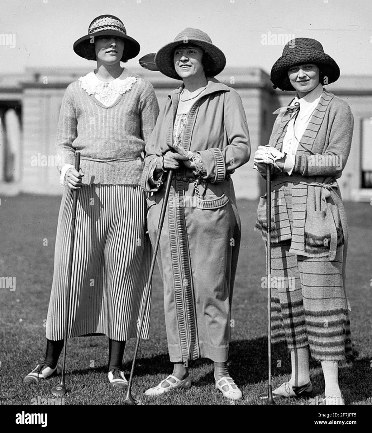 AMERICAN WOMEN GOLFERS about 1925 Stock Photo