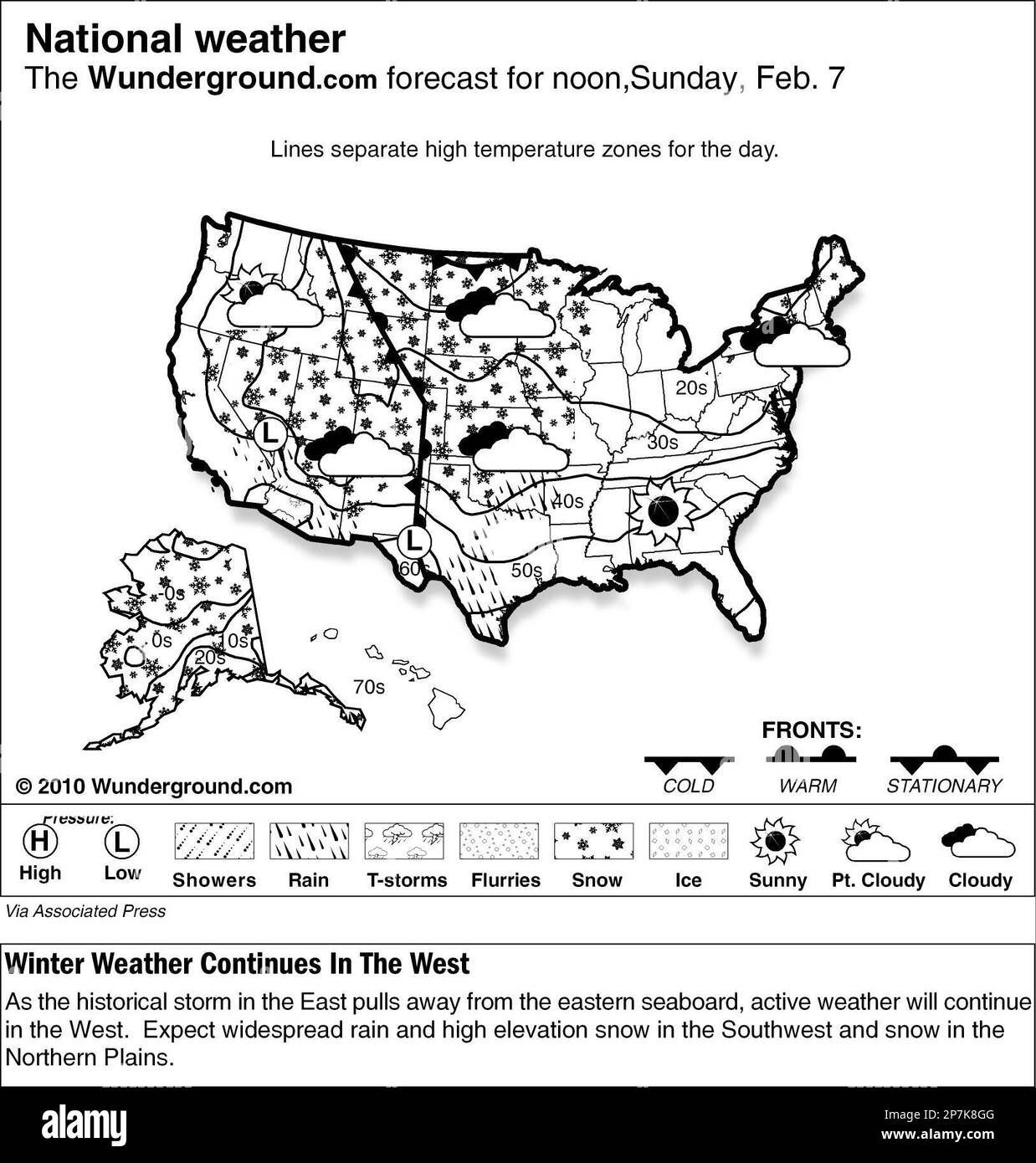 As the historical storm in the East pulls away from the eastern seaboard, active weather will
