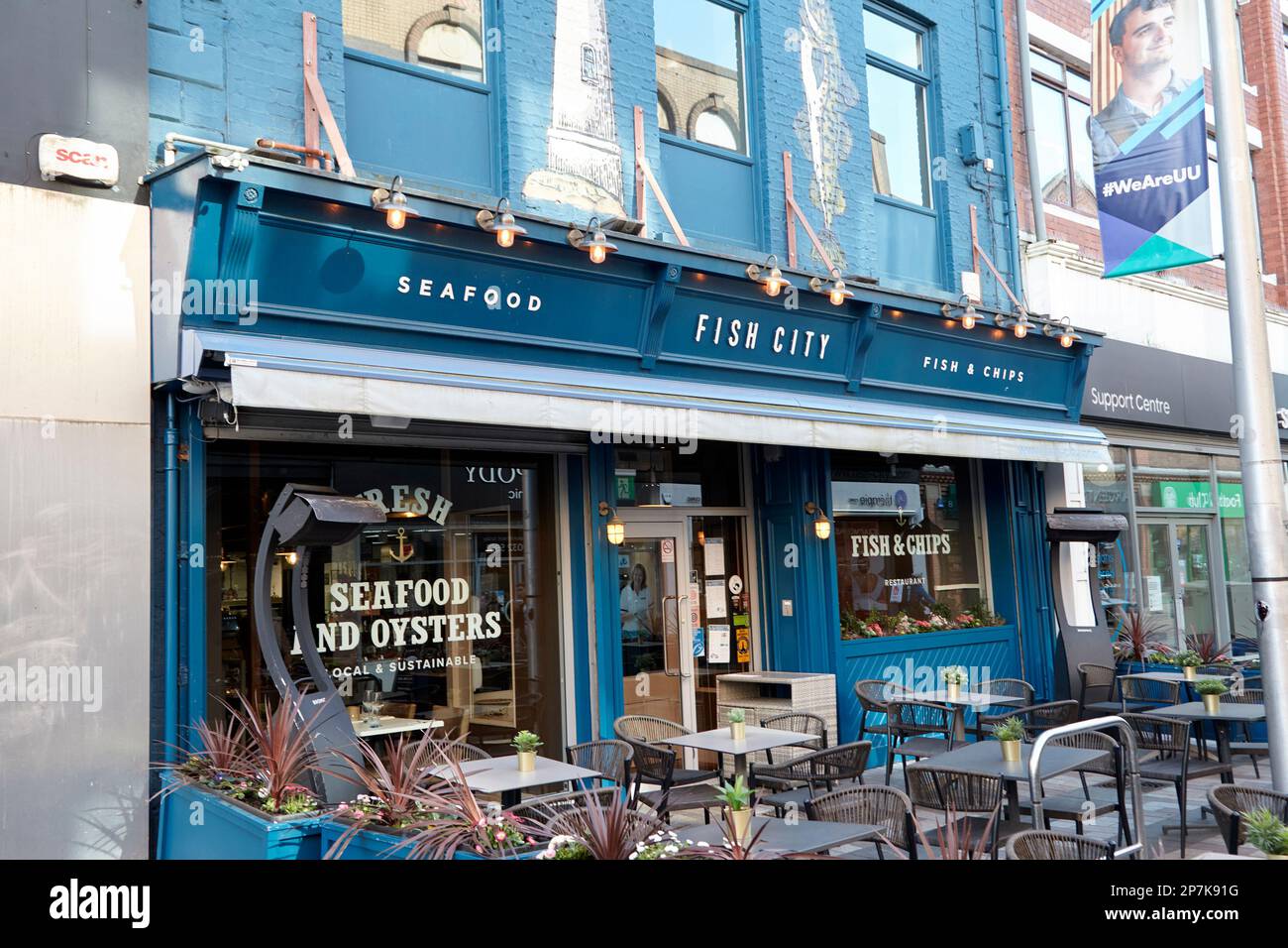 fish city seafood and fish and chips restaurant in ann st Belfast