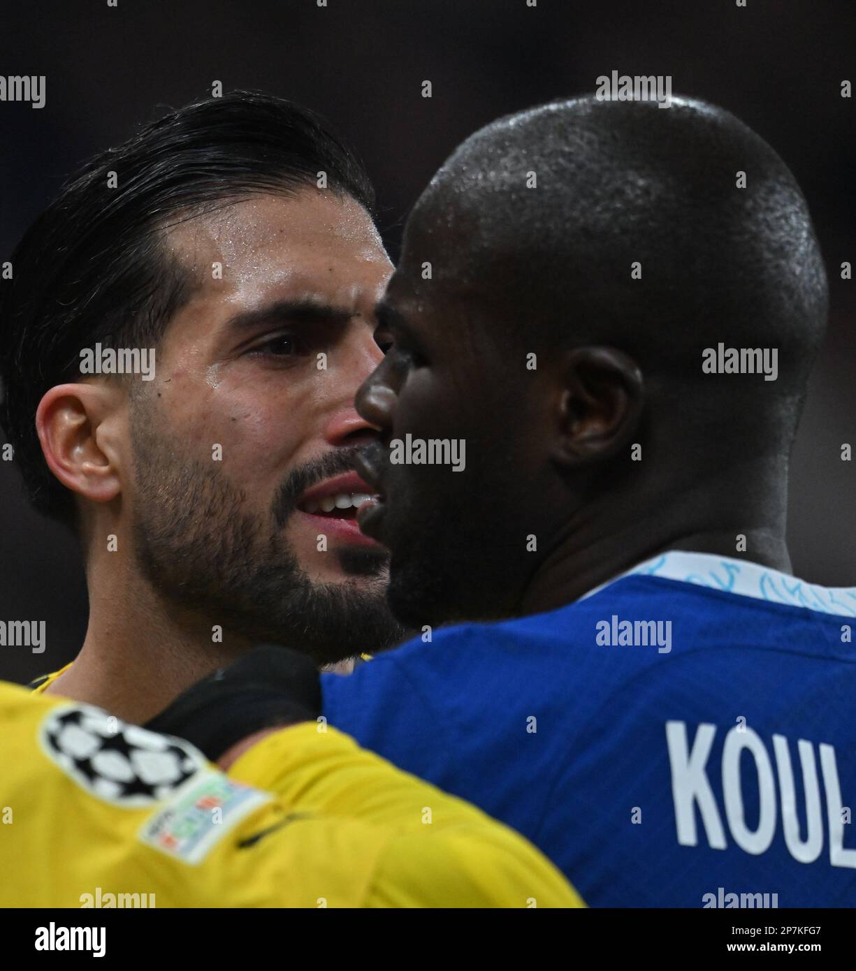 England, London, 07 March 2023 - Emre Can of Borussia Dortmund and 