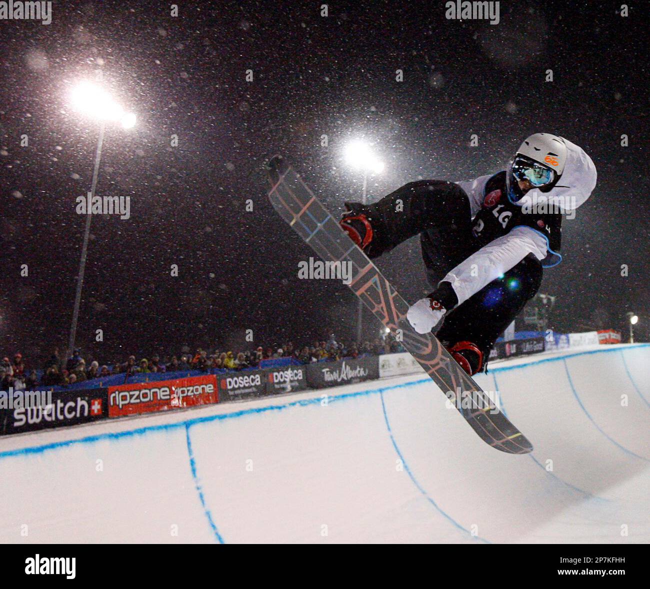 Great Britain's Ben Kilner soars to a third place finish in the men's