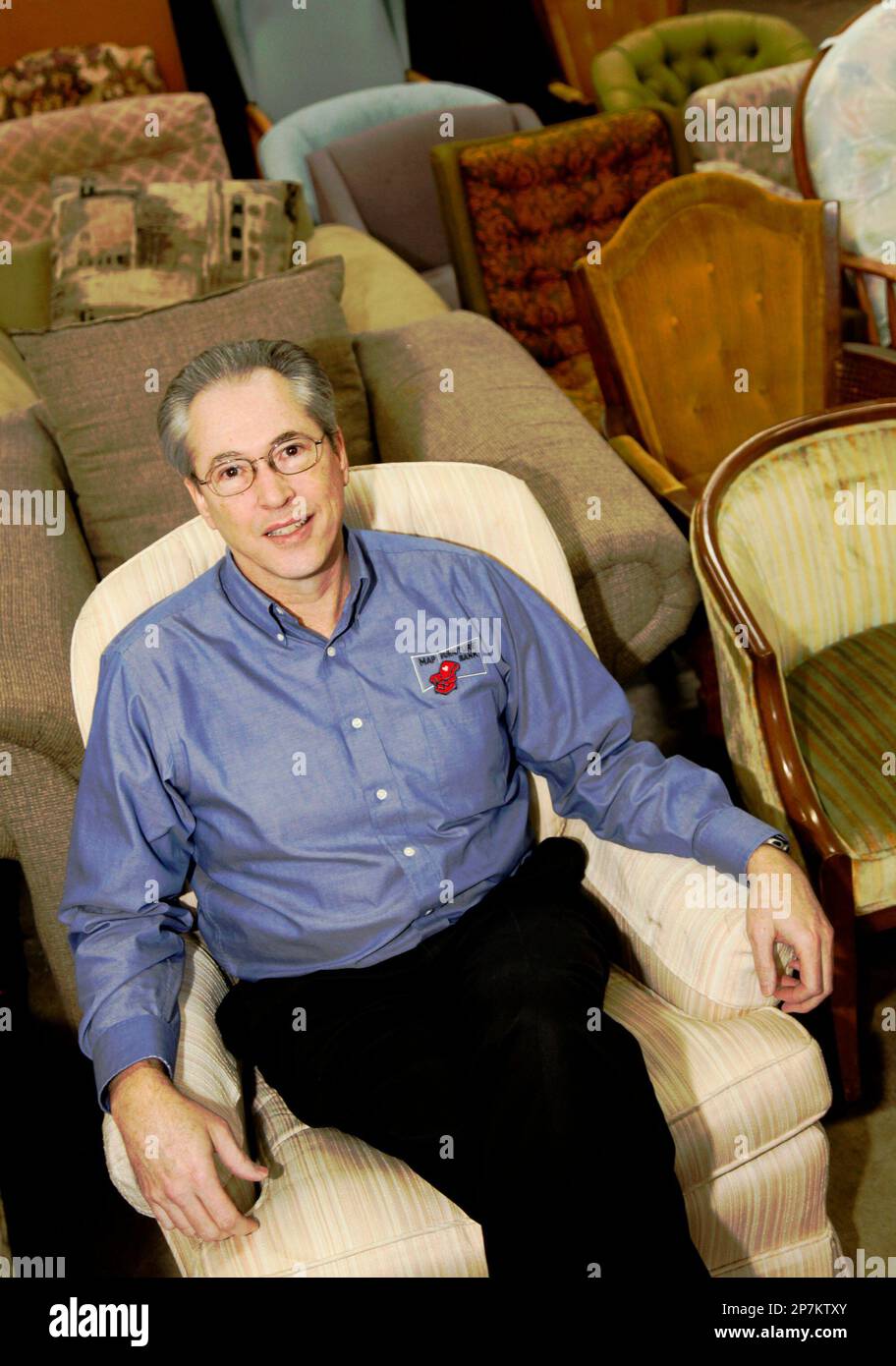 In this January 8, 2010 photo, Jim Stein, President of the Furniture