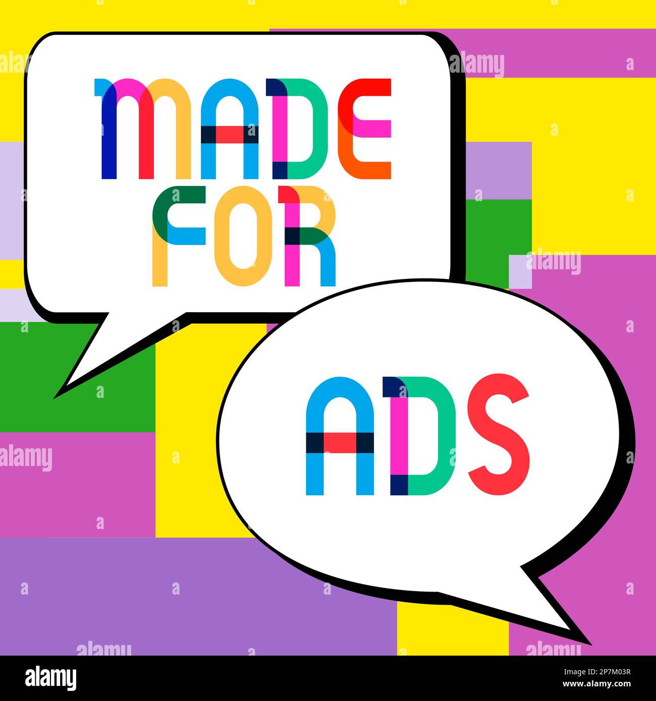 Sign displaying Made For Ads. Conceptual photo Marketing strategies ...