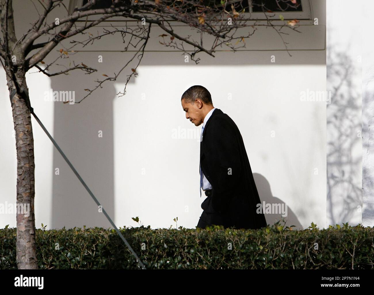 President Barack Obama Walks To The Oval Office Of The White House In president-barack-obama-walks-to-the-oval-office-of-the-white-house-in