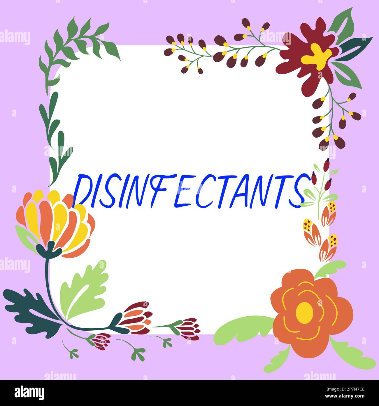 Text showing inspiration Disinfectants. Concept chemical that