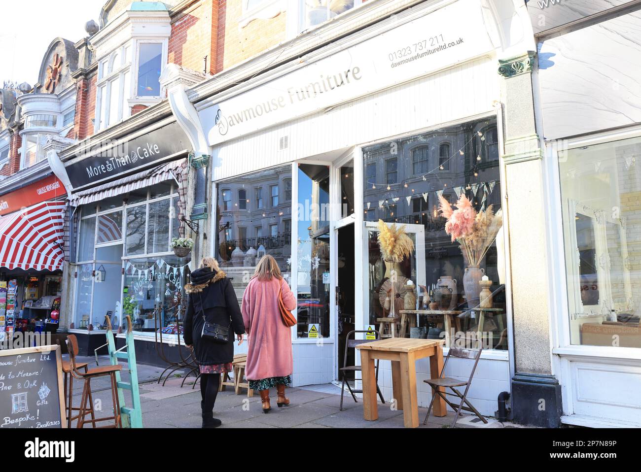 Stylish Carlisle Road, in Eastbourne, in East Sussex, UK Stock Photo Alamy